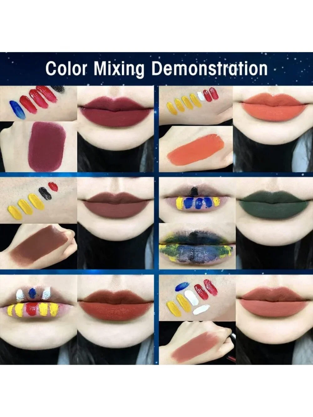 25 Color Lipstick Palette - Nude, Red, Peach & Pink Shades, Moisturizing, Long